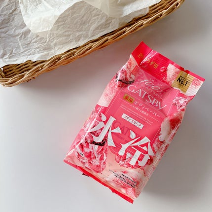 アイスデオドラント ボディペーパーN フリーズピーチ/ギャツビー/ボディシートを使ったクチコミ(1枚目)