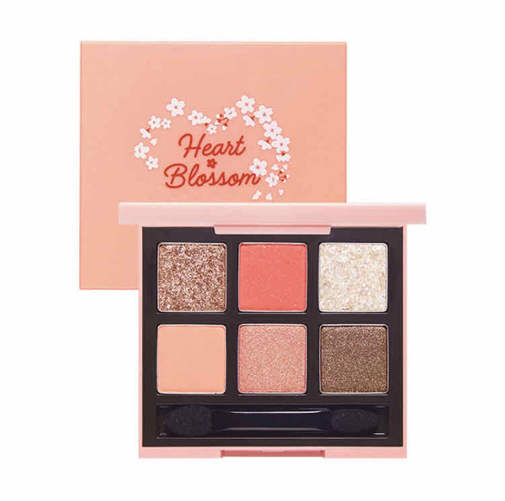 ハート プレイカラーアイズ/ETUDE/アイシャドウパレットを使ったクチコミ（3枚目）