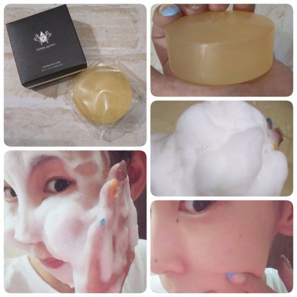 プレミアム馬プラセンタ*馬油石けん(*保湿成分)/Horse Richest/洗顔石鹸を使ったクチコミ(4枚目)