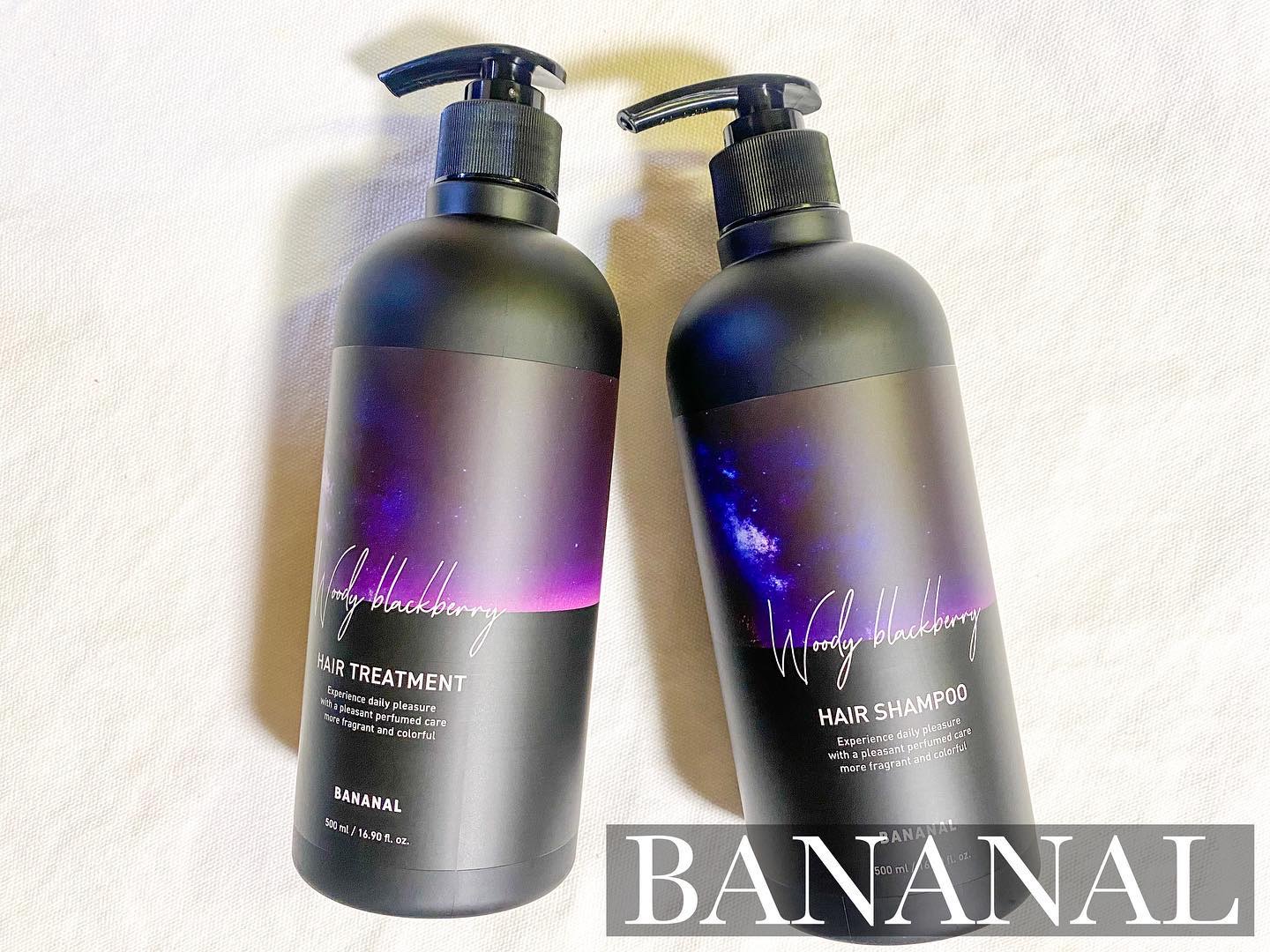 パフュームドヘアシャンプー Woody Blackberry/BANANAL/市販シャンプーを使ったクチコミ（1枚目）