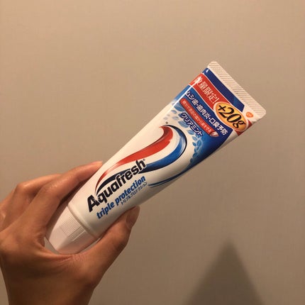アクアフレッシュ/アクアフレッシュ/歯磨き粉を使ったクチコミ(1枚目)