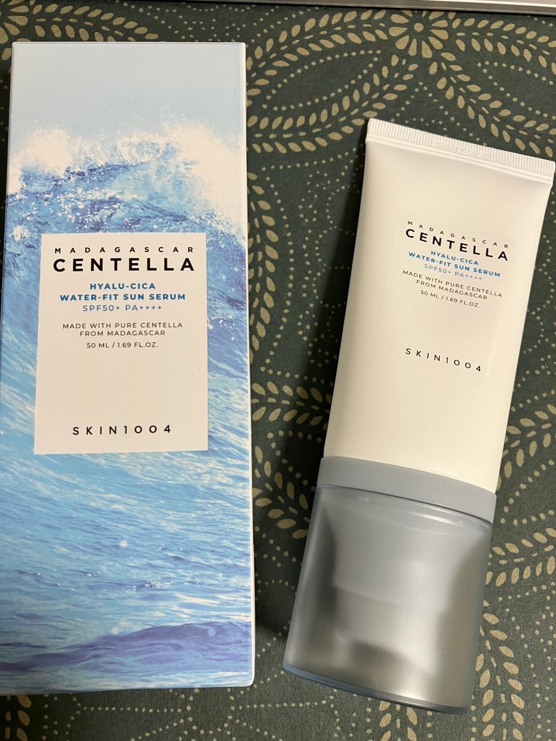 ヒアルーシカ ウォーターフィット サンセラム/SKIN1004/日焼け止めローションを使ったクチコミ(1枚目)