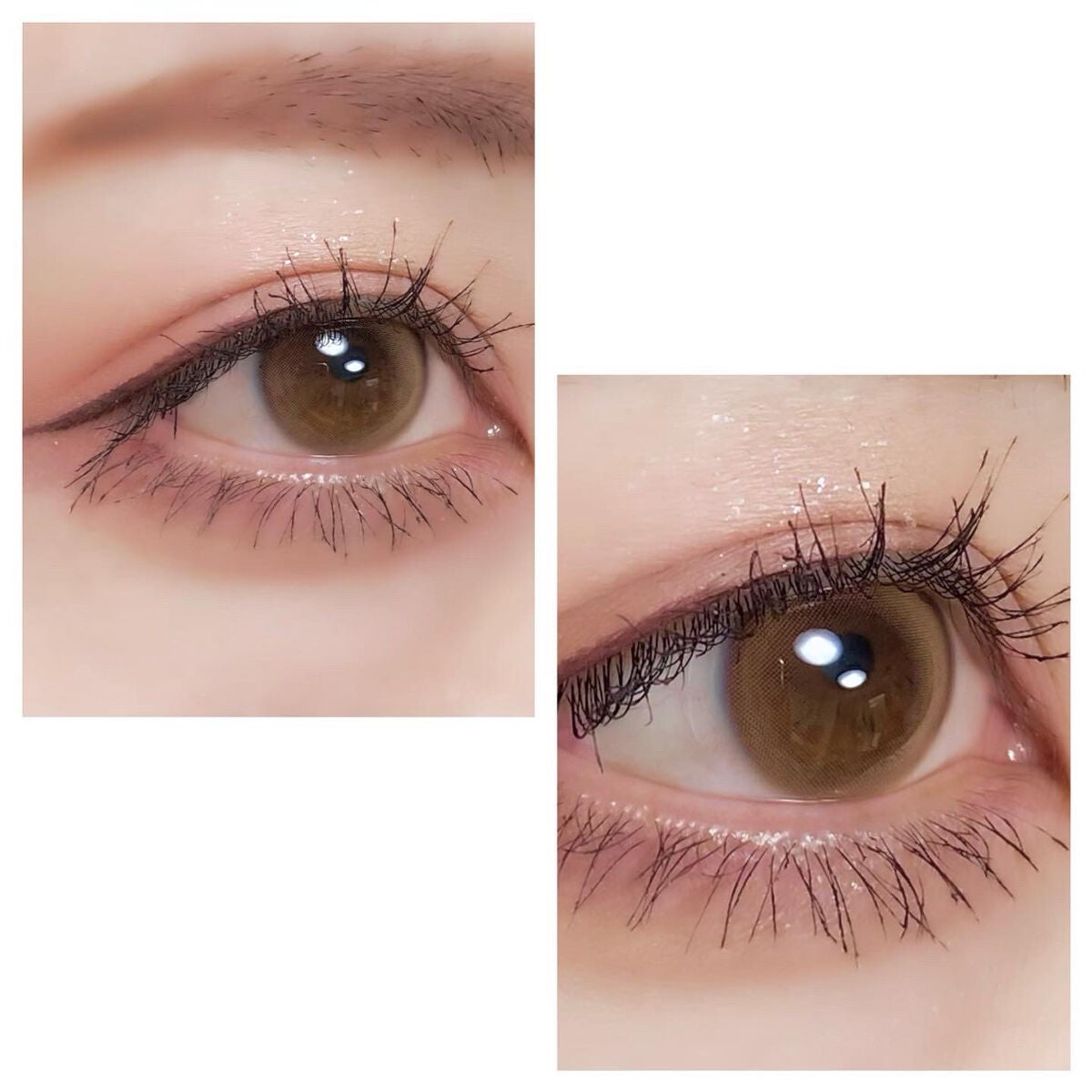 Dewy Kristin Monthly - ブラウン/Hapa kristin/カラーコンタクトレンズを使ったクチコミ(3枚目)