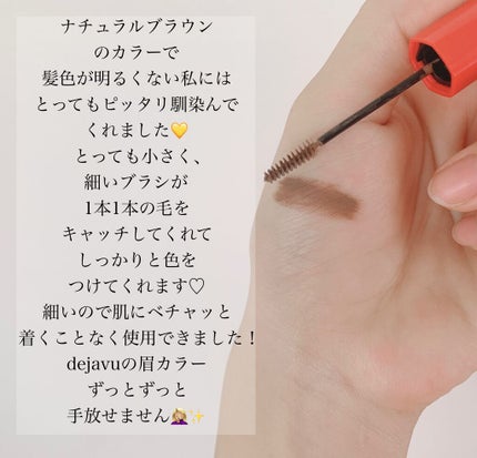 フィルム眉カラー/デジャヴュ/眉マスカラを使ったクチコミ(2枚目)