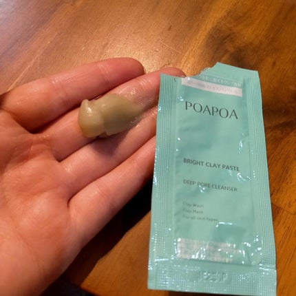 ブライトクレイペースト/POAPOA/洗顔フォームを使ったクチコミ(2枚目)