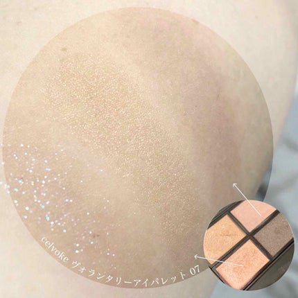 ヴォランタリー アイパレット/Celvoke/アイシャドウパレットを使ったクチコミ(2枚目)