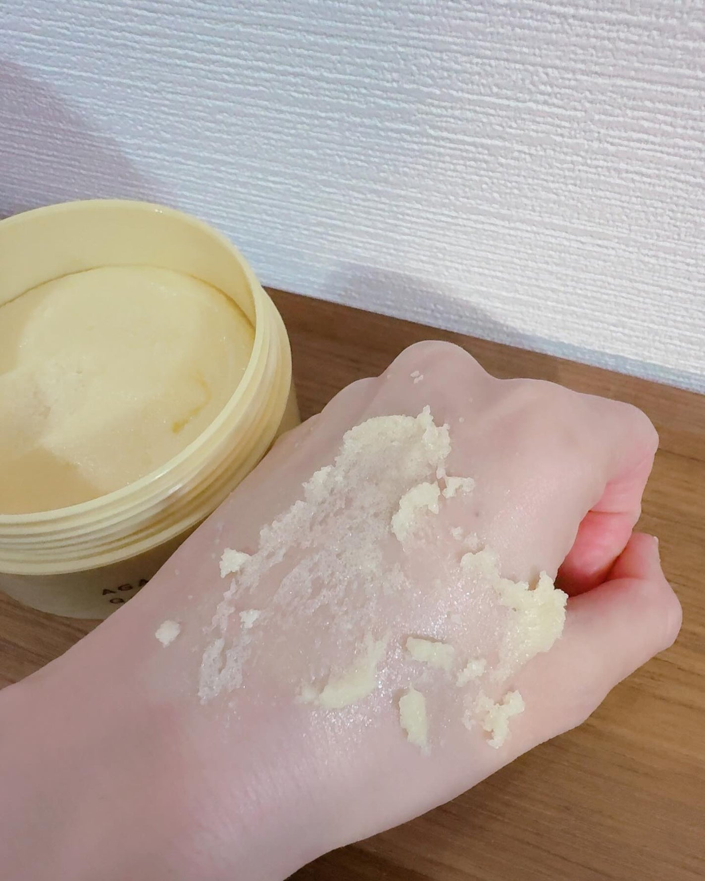 Q+Me スウィートボムタラソスクラブレモンティーの香り/AGARISM/バスト・ヒップケアを使ったクチコミ(6枚目)