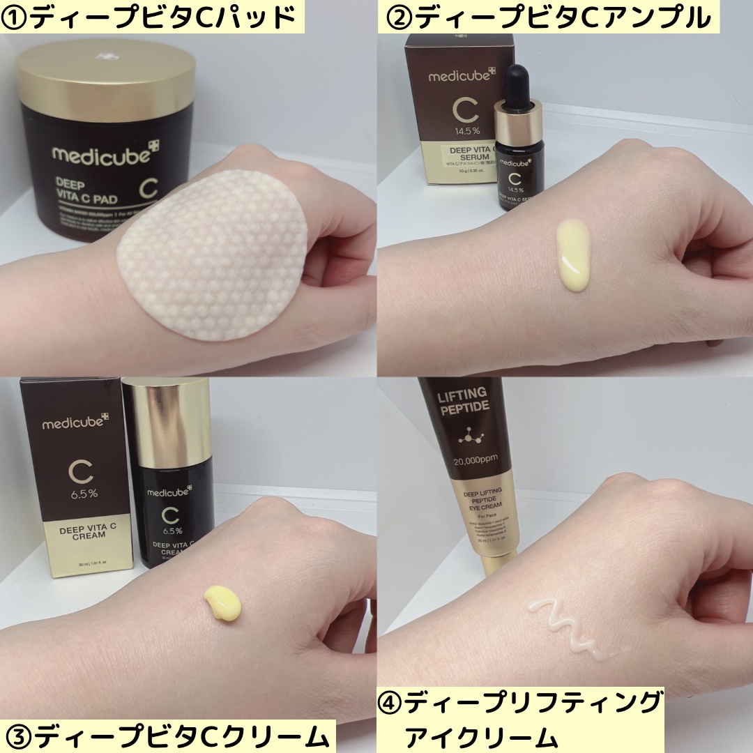 ディープリフティングアイクリーム/MEDICUBE/その他スキンケアを使ったクチコミ（3枚目）