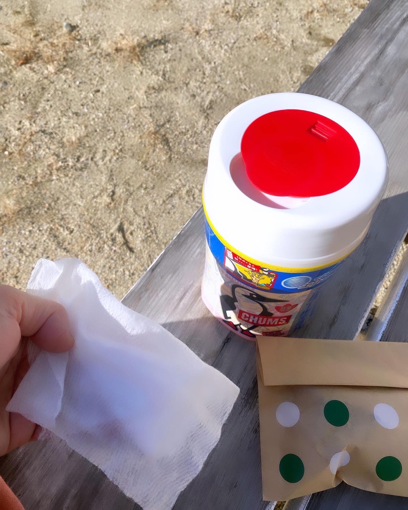 除菌できるアルコールタオル/エリエール/ティッシュを使ったクチコミ(7枚目)