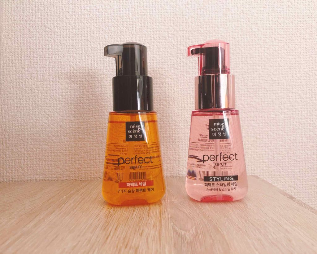 パーフェクト セラム ローズエディション/miseenscene/ヘアオイルを使ったクチコミ（1枚目）