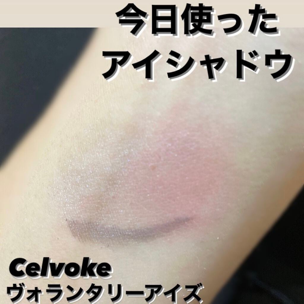 セルヴォーク ヴォランタリー アイズ/Celvoke/単色アイシャドウを使ったクチコミ(1枚目)