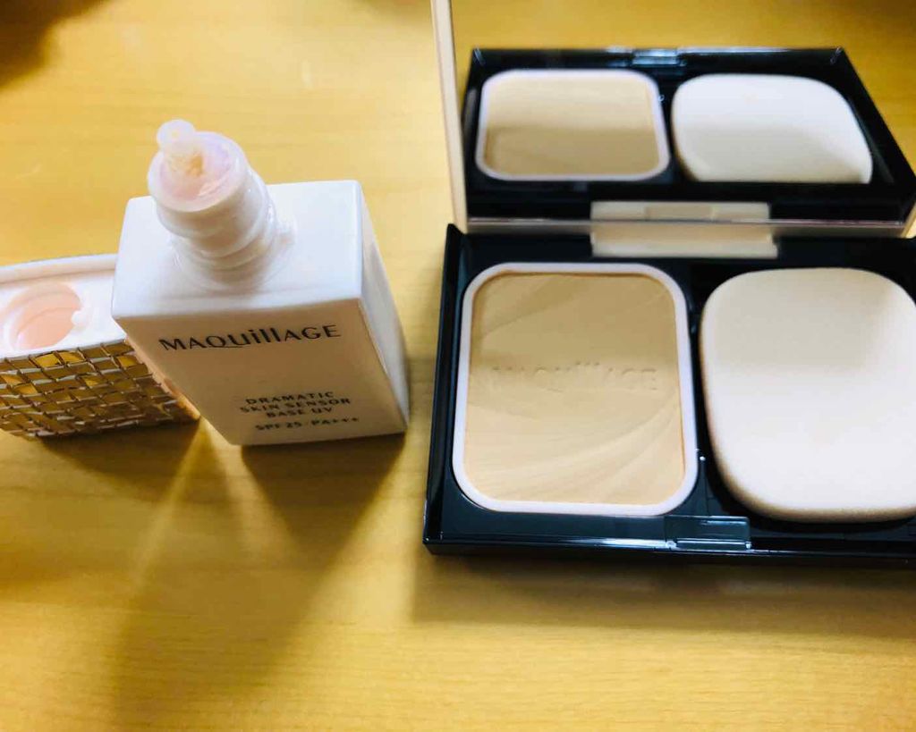 ドラマティックパウダリー UV/マキアージュ/パウダーファンデーションを使ったクチコミ（2枚目）