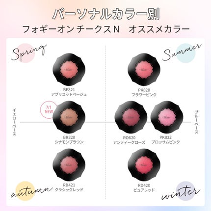 フォギーオンチークス N/Visée/パウダーチークを使ったクチコミ(1枚目)