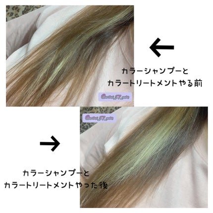 ユチャ カラーシャンプー/カラートリートメント/YUCHAG/市販シャンプーを使ったクチコミ(5枚目)