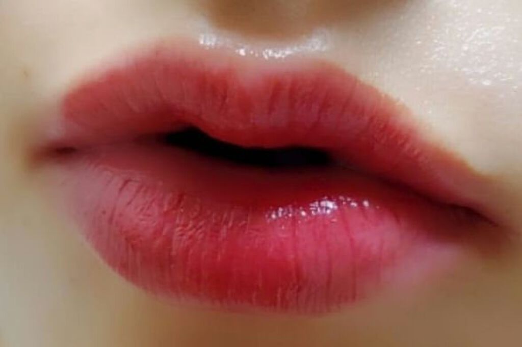 グレイズバームリップ/excel/口紅を使ったクチコミ（2枚目）