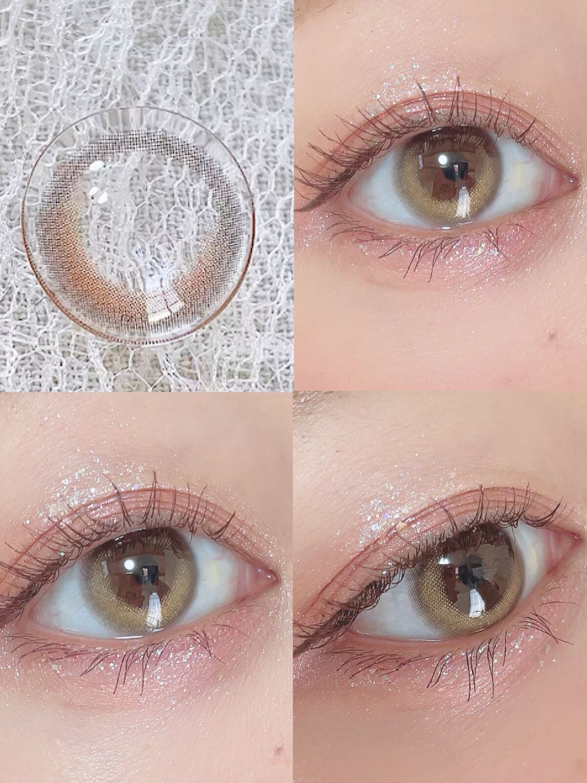 ごんす@YouTube始めました on LIPS 「《グリッター入りのカラコン❤︎》グリッター入りカラコンって聞く..」(7枚目)