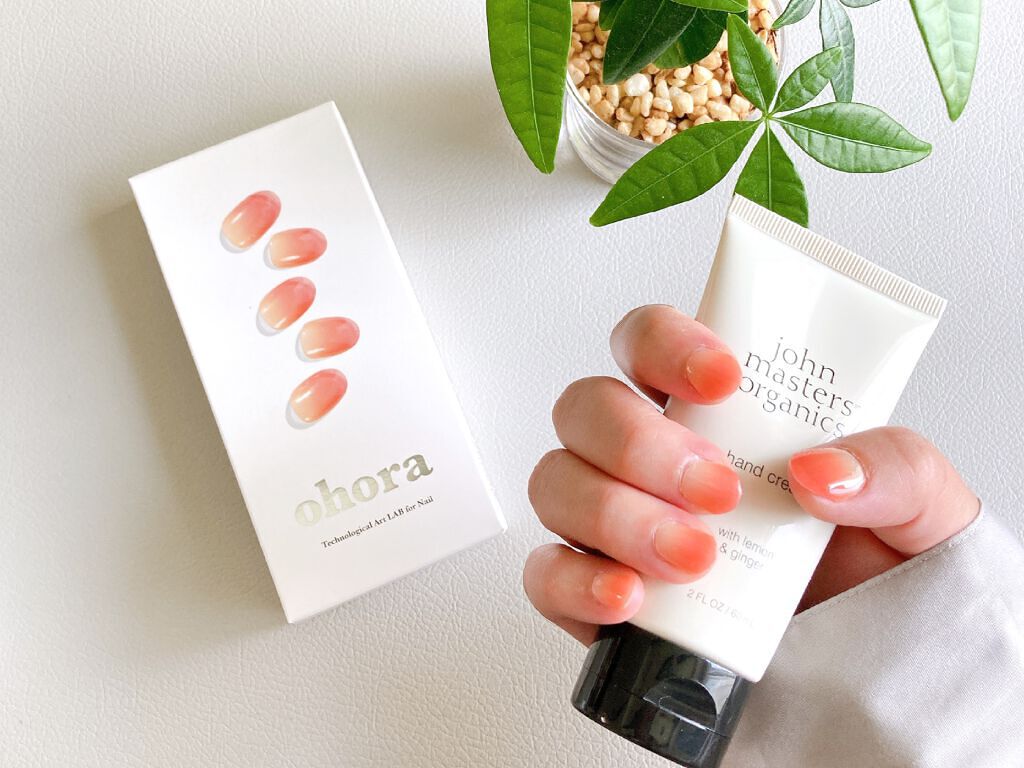 セミキュアジェルネイル(ハンド)/ohora/ネイルシールを使ったクチコミ(4枚目)