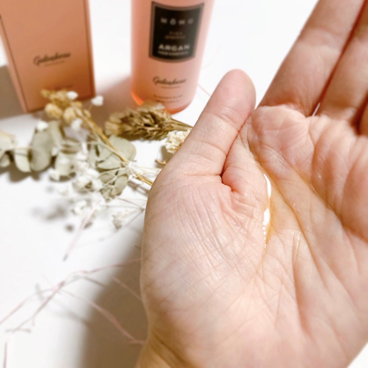 モモアルガンヘアエッセンス/ガランビュー/ヘアオイルを使ったクチコミ(3枚目)