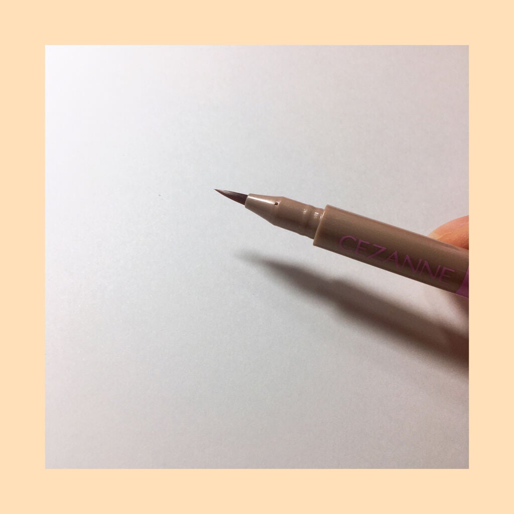 描くふたえアイライナー/CEZANNE/リキッドアイライナーを使ったクチコミ(3枚目)