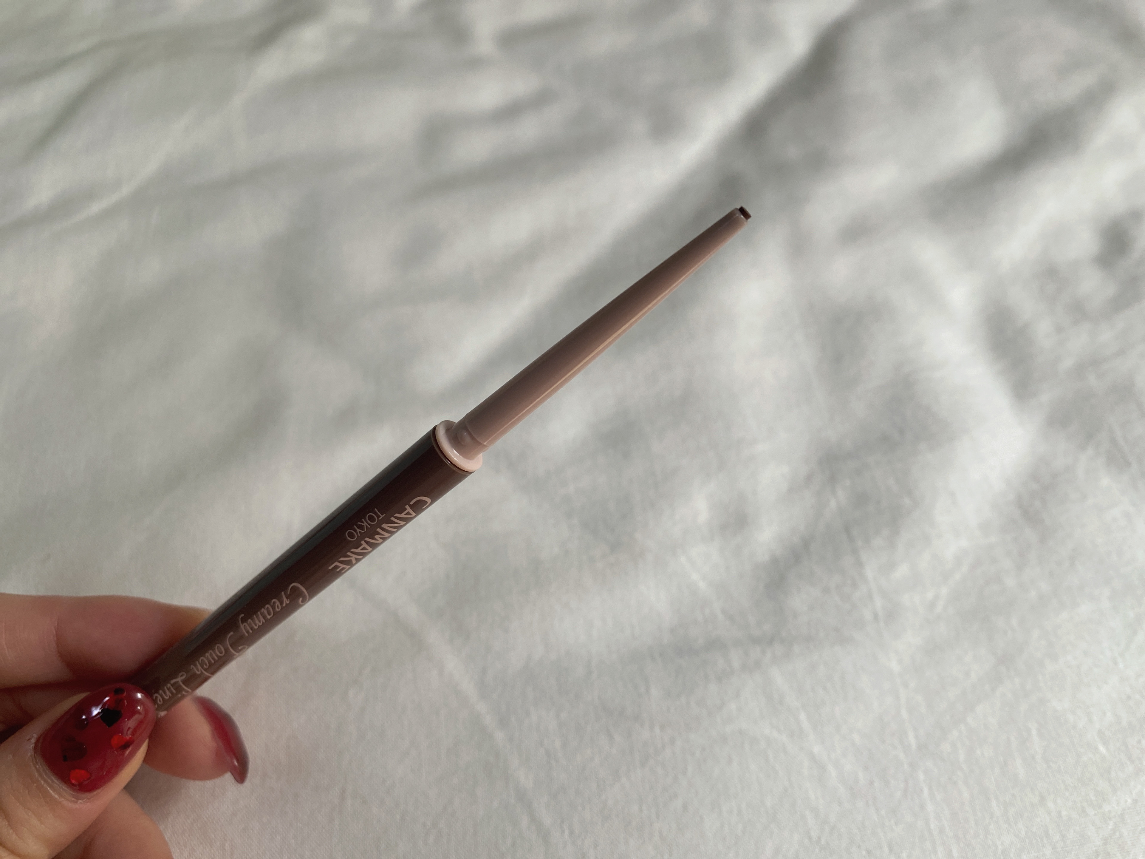 クリーミータッチライナー 10 ココアグレージュ/キャンメイク/ジェルアイライナーを使ったクチコミ（2枚目）