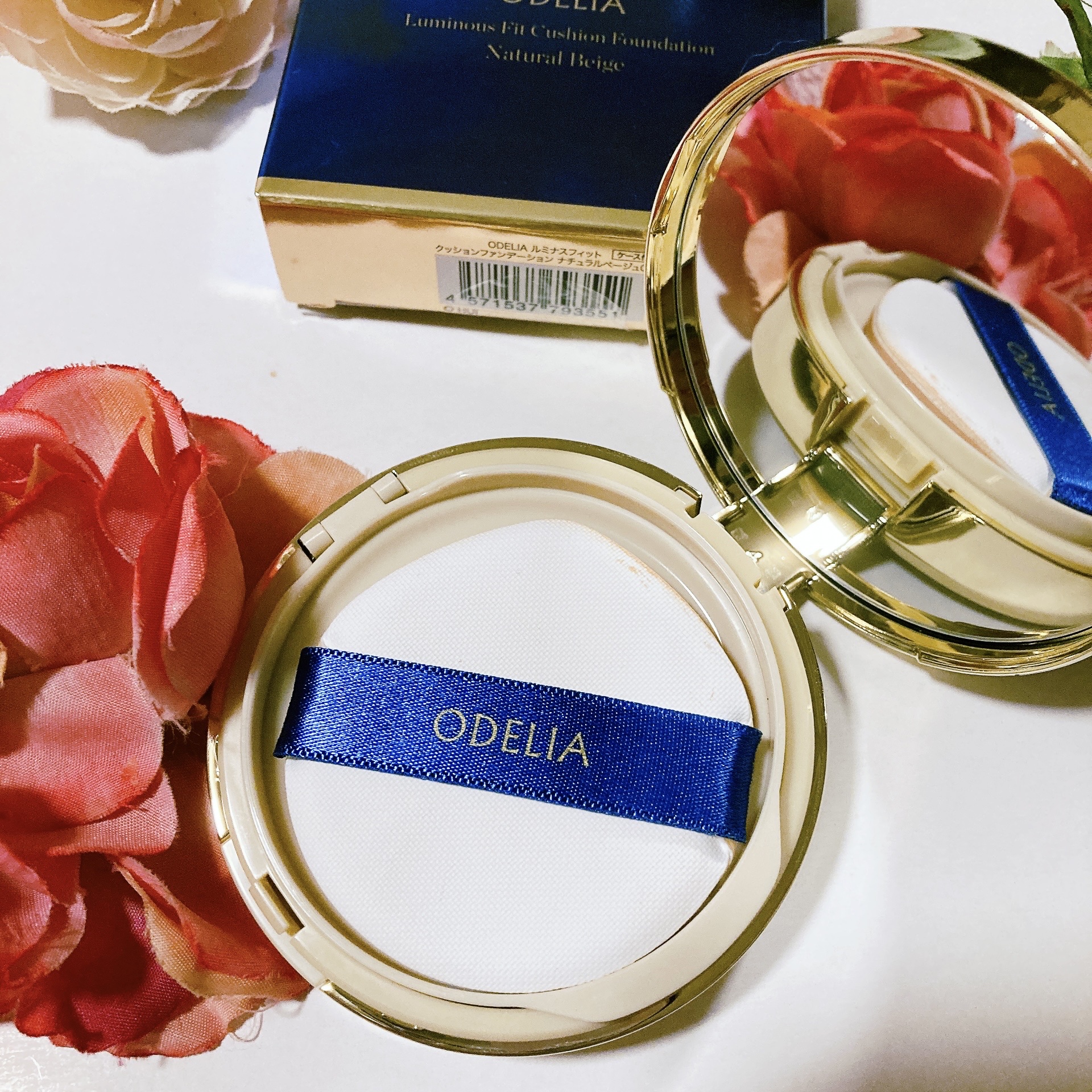ルミナスフィット クッションファンデーション /ODELIA/クッションファンデーションを使ったクチコミ（2枚目）