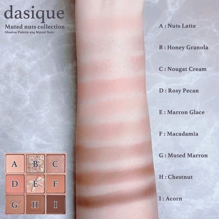 シャドウパレット/dasique/アイシャドウパレットを使ったクチコミ(3枚目)