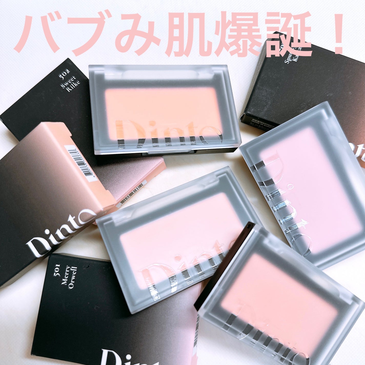 ブラーフィニシュブラッシャー/Dinto/パウダーチークを使ったクチコミ(1枚目)