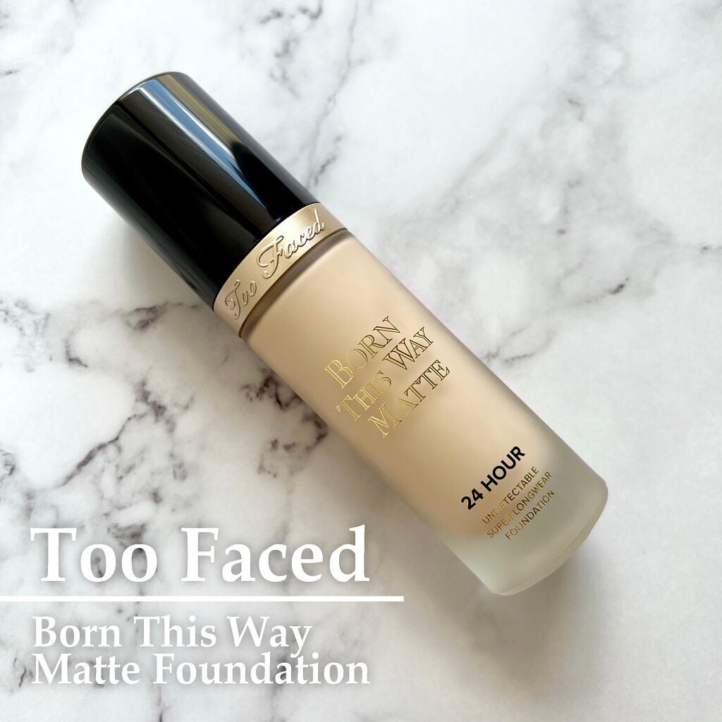 ボーン ディス ウェイ アンディテクタブル 24H マット ファンデーション/Too Faced/リキッドファンデーションを使ったクチコミ(1枚目)