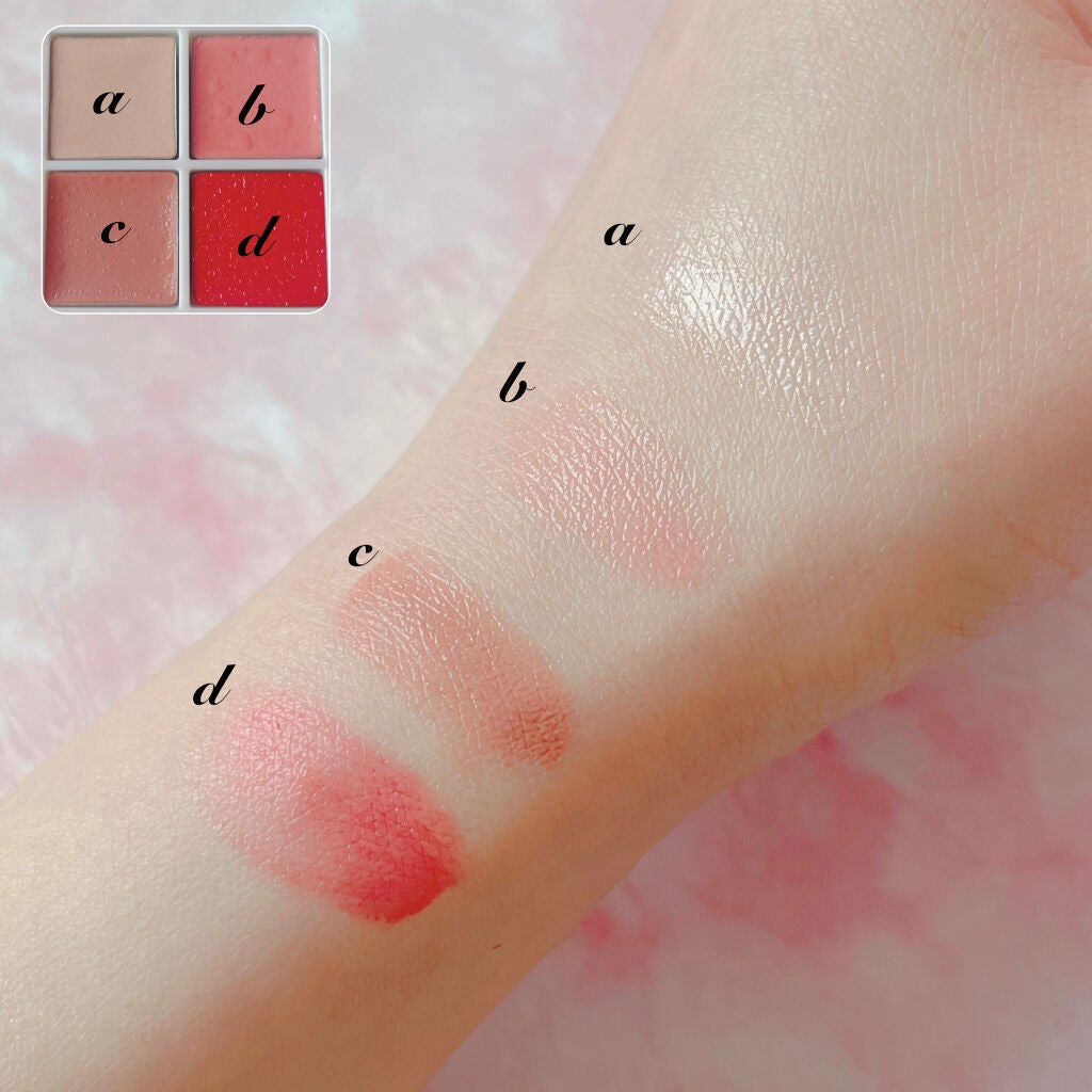 リップチークグロウクワッド/rms beauty/ジェル・クリームチークを使ったクチコミ(4枚目)