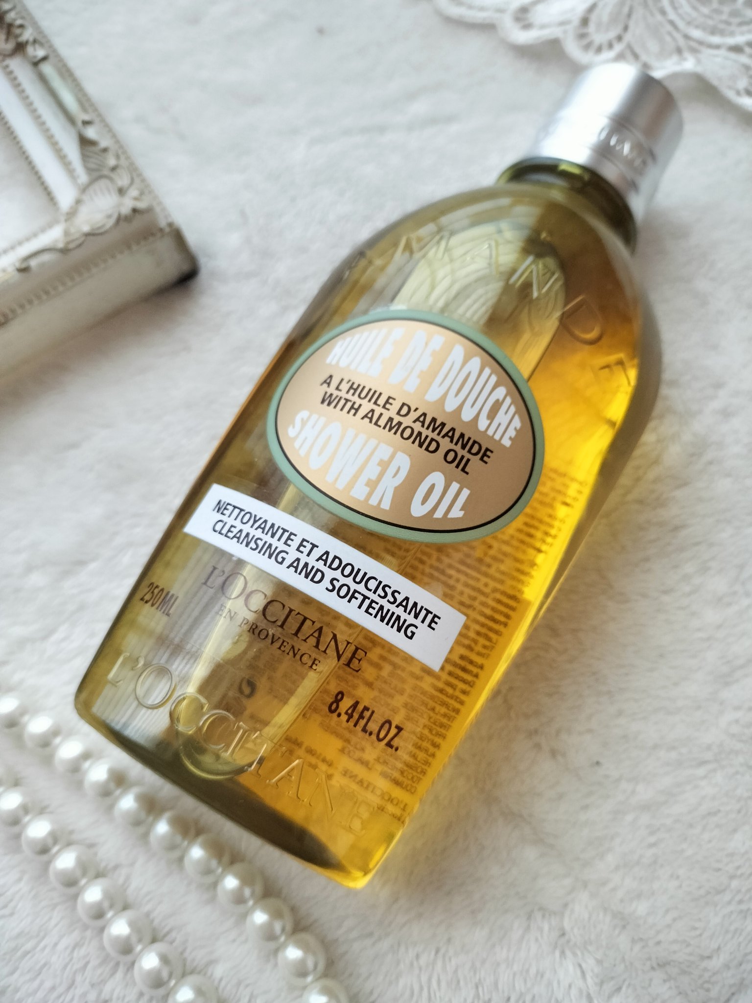 アーモンド モイスチャライジングシャワーオイル/L'OCCITANE/ボディソープを使ったクチコミ（2枚目）