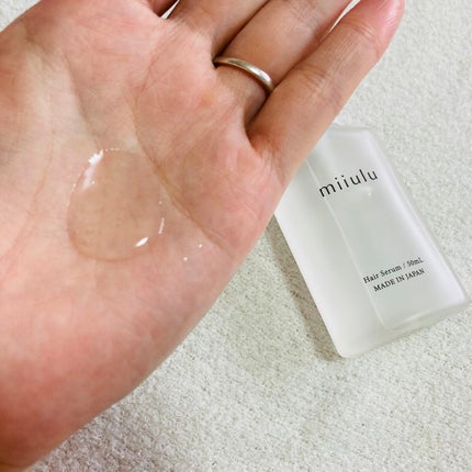 ヘアセラム/miiulu<ミウル>/アウトバストリートメントを使ったクチコミ(3枚目)