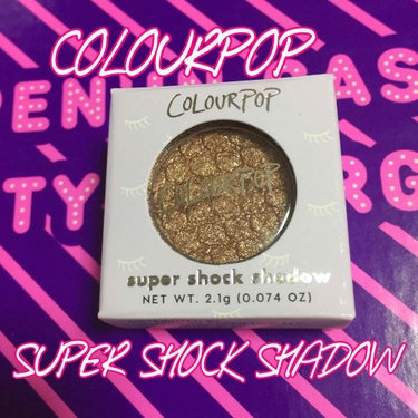 Super Shock Shadow/ColourPop/パウダーアイシャドウを使ったクチコミ（1枚目）