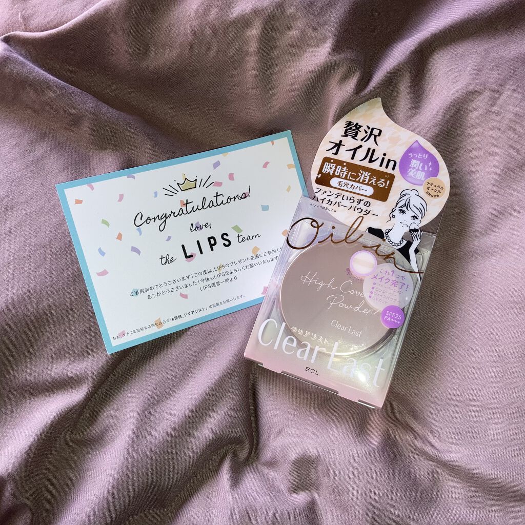 フェイスパウダー オイルインハイカバー/クリアラスト/プレストパウダーを使ったクチコミ（1枚目）