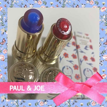 PAUL & JOE BEAUTE リップスティック Dのクチコミ「ドラえもんがコスメに💙❤️可愛すぎて使えない😍
完売続出です…！

一応予約はしていたんだけど.....」（1枚目）