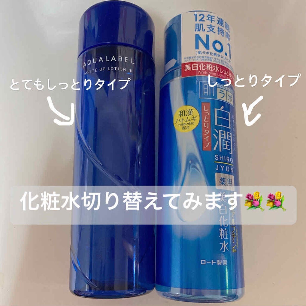白潤 薬用美白化粧水(しっとりタイプ)/肌ラボ/化粧水を使ったクチコミ(1枚目)