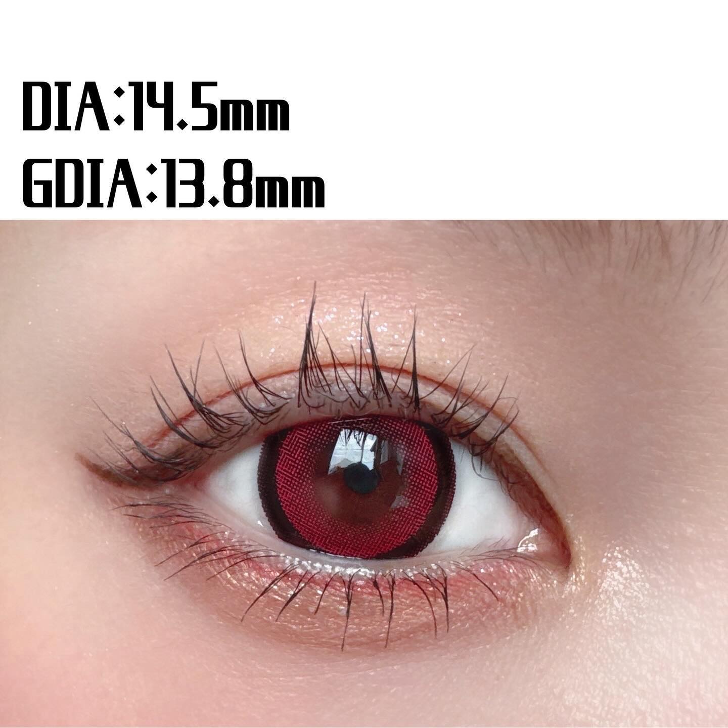 Honey kiss 1day ちゅるんレッド/HoneyKiss/ワンデー（１DAY）カラコンを使ったクチコミ（2枚目）