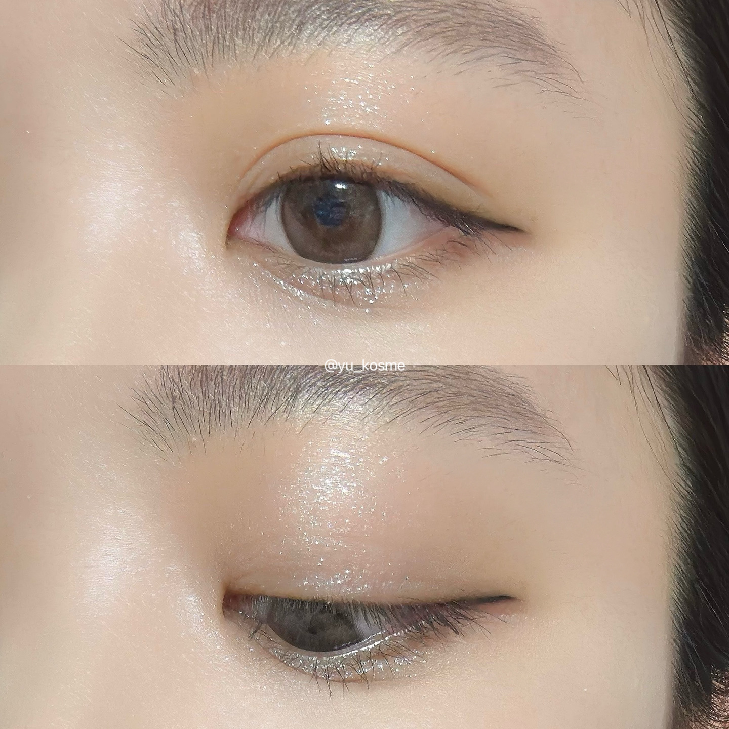 アディクション ザ アイシャドウ スパークル 001SP Stars Witness/ADDICTION/単色アイシャドウを使ったクチコミ（3枚目）