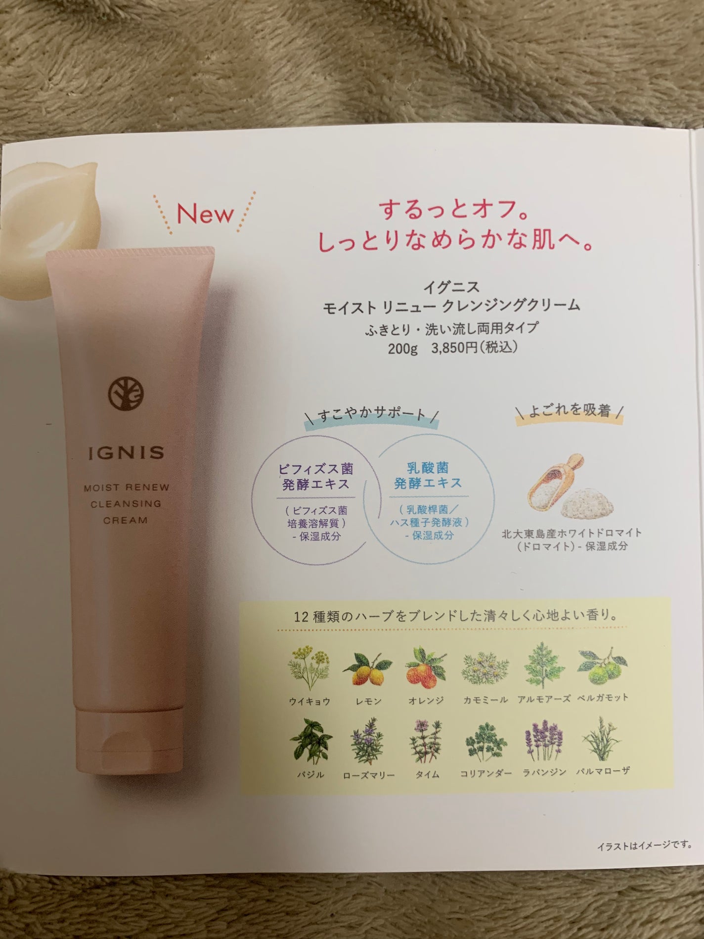 モイスト リニュー クレンジングクリーム/IGNIS/クレンジングクリームを使ったクチコミ(2枚目)