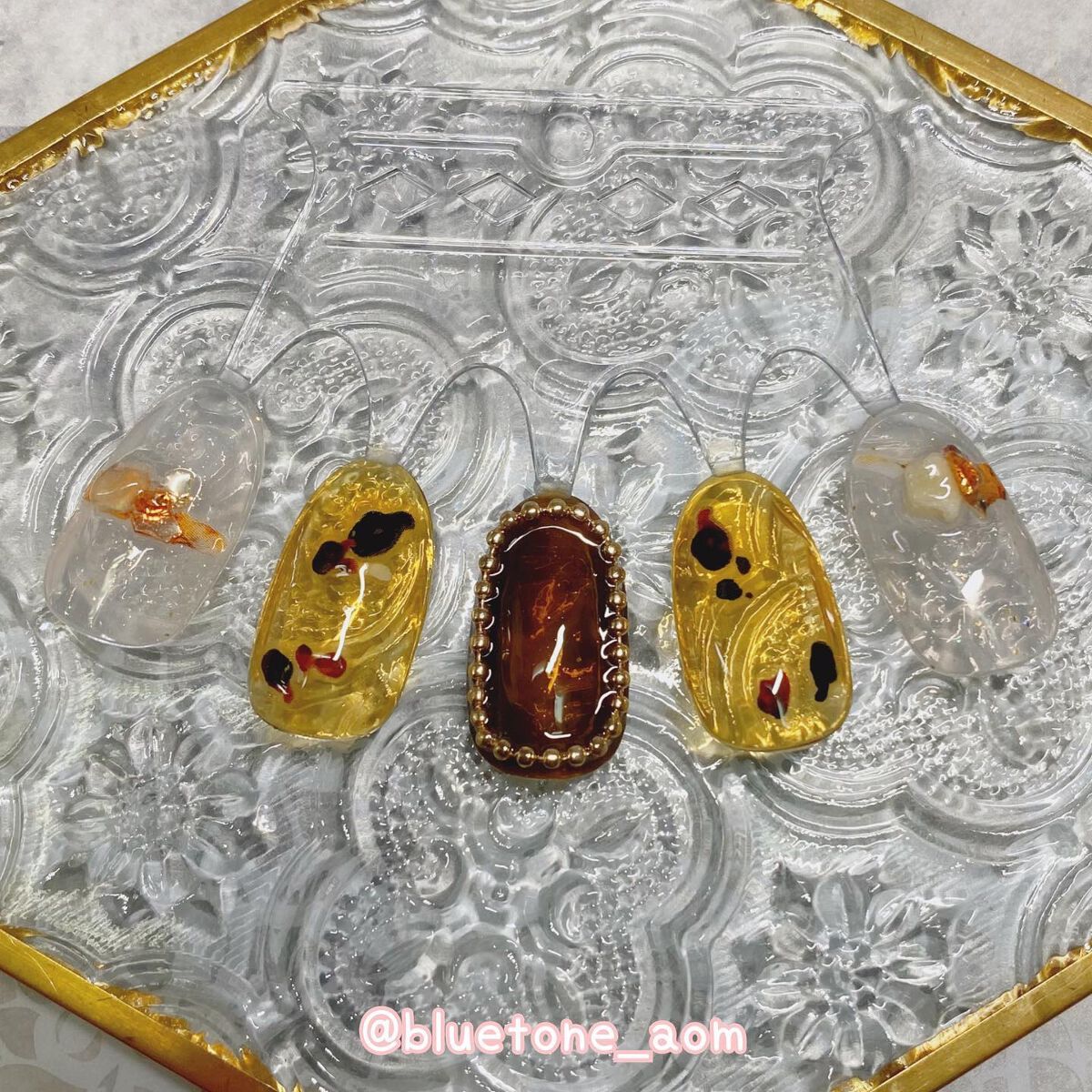 ネイルシール/キャンドゥ/ネイルシールを使ったクチコミ(2枚目)