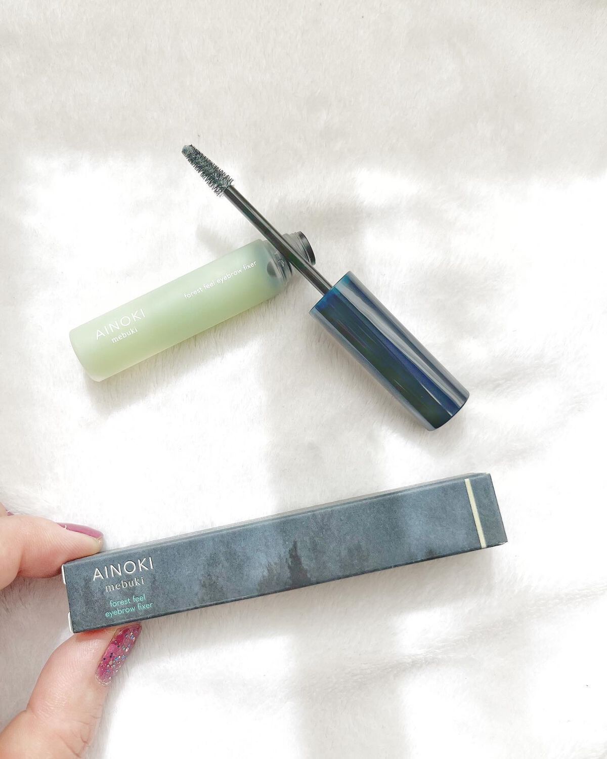 フォレスト フィール アイブロウ フィクサー 02 麦/AINOKI mebuki/眉マスカラを使ったクチコミ（3枚目）