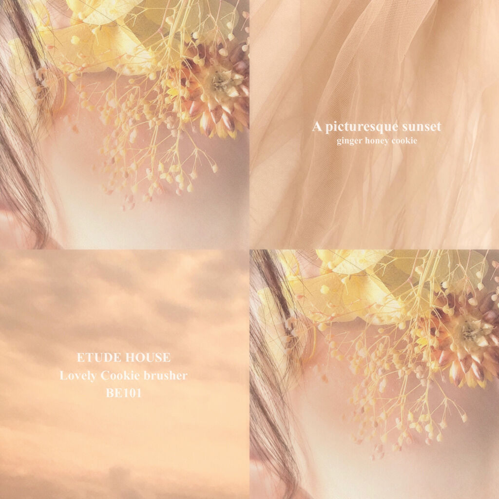 ラブリー クッキー ブラッシャー BE101 /ETUDE/パウダーチークを使ったクチコミ（1枚目）