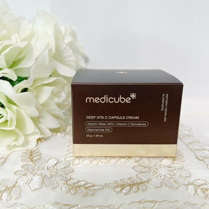 ディープビタCカプセルクリーム/MEDICUBE/フェイスクリームを使ったクチコミ(7枚目)