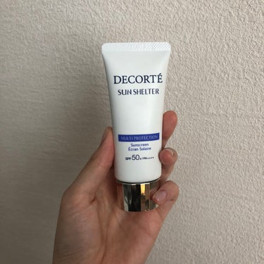 COSME DECORTEの最高な日焼け止め！
サンシェルター マルチ プロテクション

これよすぎて最高です😭💓
大きいの買えばよかったと後悔しています😫

良いところ
・塗り心地が良い
・日焼け止め