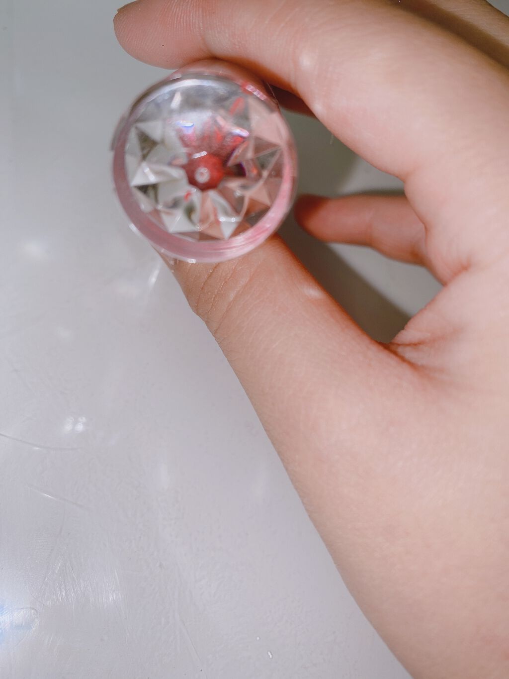 ラスティンググロスリップ/CEZANNE/口紅を使ったクチコミ(5枚目)