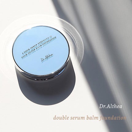 ダブル セラム バーム ファンデーション/Dr.Althea/クリーム・エマルジョンファンデーションを使ったクチコミ(1枚目)