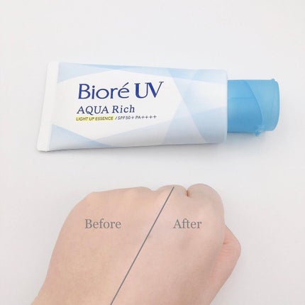 ビオレUV アクアリッチ ライトアップエッセンス/ビオレ/日焼け止めクリームを使ったクチコミ(4枚目)