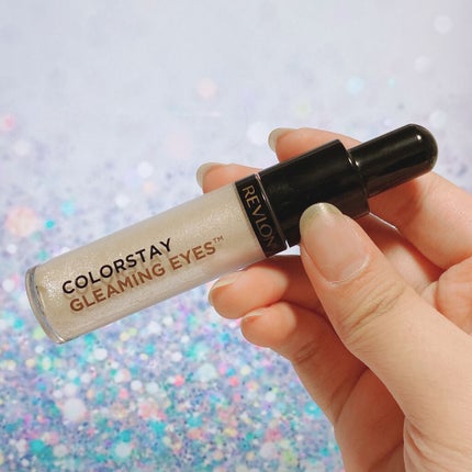 カラーステイ グリーミング アイズ リキッド シャドウ/REVLON/リキッドアイシャドウを使ったクチコミ(2枚目)