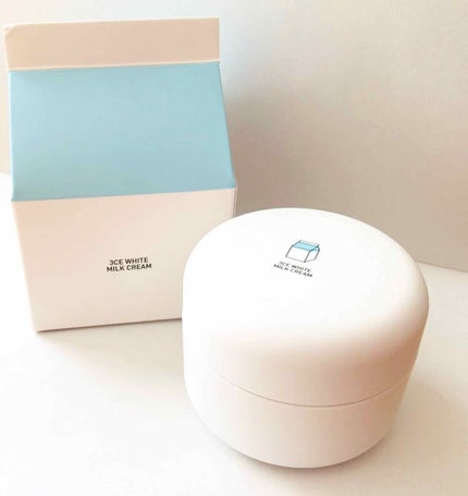 WHITE MILK CREAM/3CE/フェイスクリームを使ったクチコミ(1枚目)