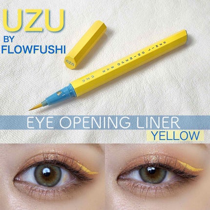 EYE OPENING LINER/UZU BY FLOWFUSHI/リキッドアイライナーを使ったクチコミ(1枚目)
