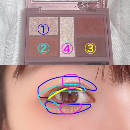 パーフェクトスタイリストアイズ/キャンメイク/アイシャドウパレットを使ったクチコミ(3枚目)